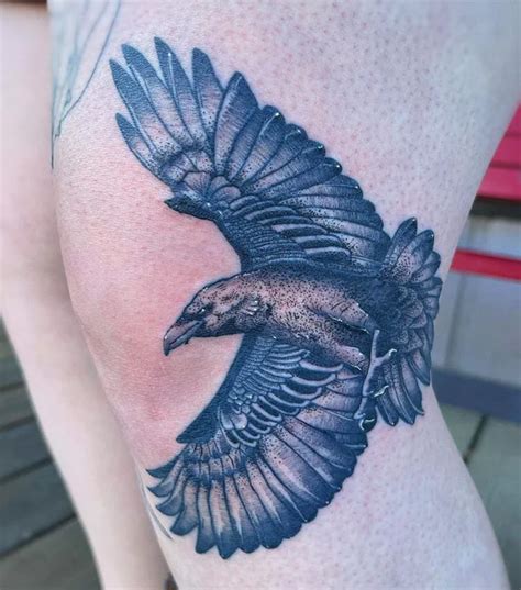 118 Insightful Raven Tattoo Ideas To Rescue Yourself。